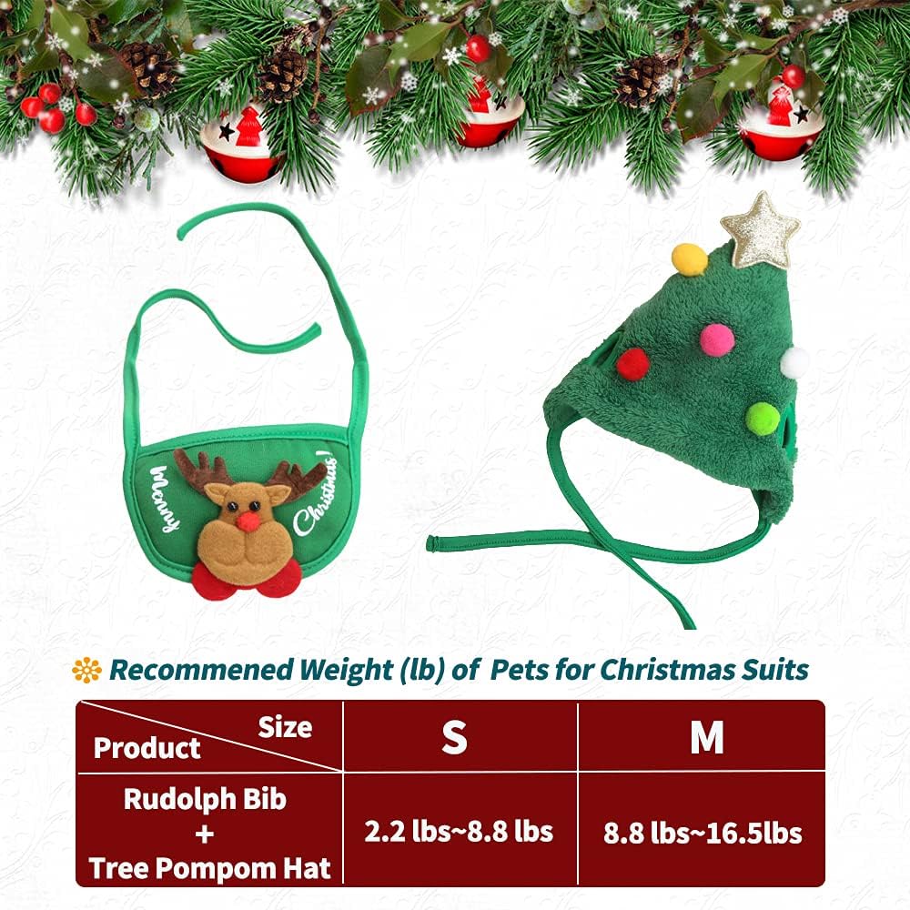 🎄Adorable bonnet à pompon en forme de sapin de Noël🎅