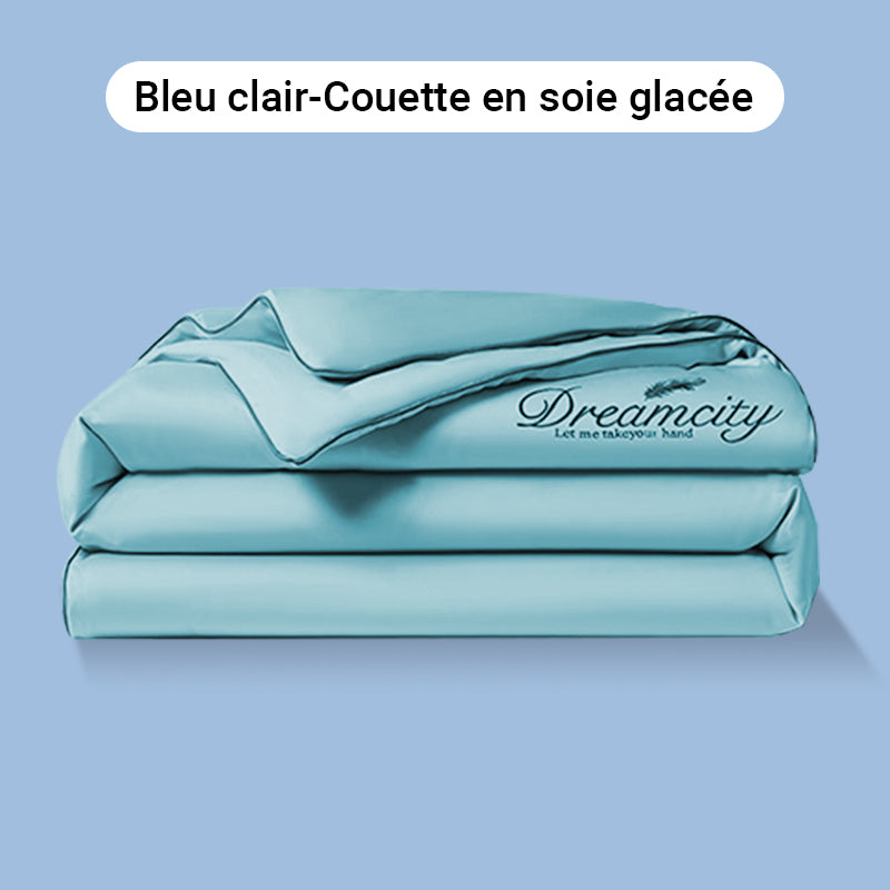 【Vente directe d'usine】❄️Parure de lit quatre pièces en velours de haute qualité💕Confortable et rafraîchissant
