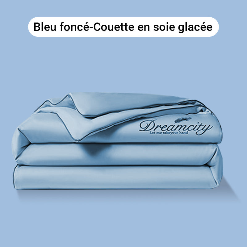 【Vente directe d'usine】❄️Parure de lit quatre pièces en velours de haute qualité💕Confortable et rafraîchissant