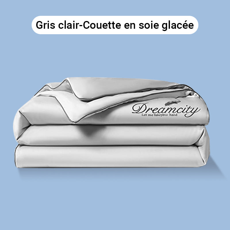 【Vente directe d'usine】❄️Parure de lit quatre pièces en velours de haute qualité💕Confortable et rafraîchissant