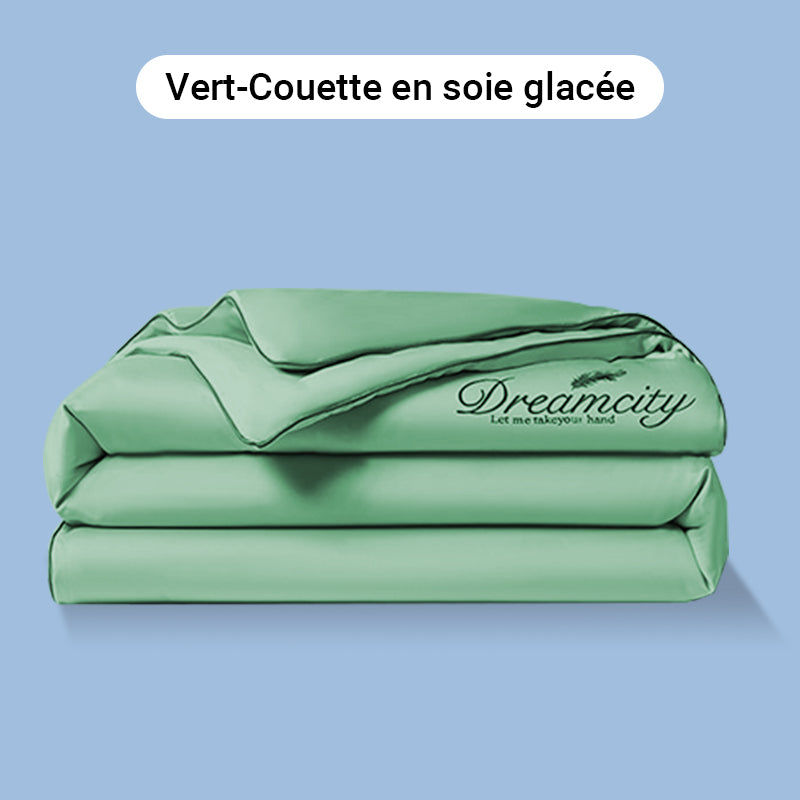 【Vente directe d'usine】❄️Parure de lit quatre pièces en velours de haute qualité💕Confortable et rafraîchissant