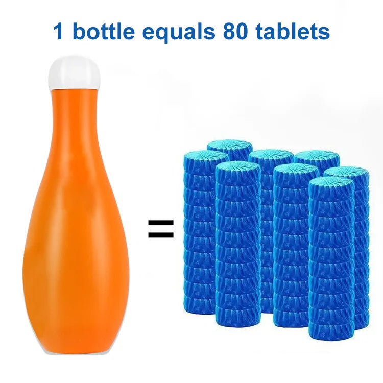 🏆Nettoyant pour cuvette de toilette Bowling Blue Bubble🌿👑