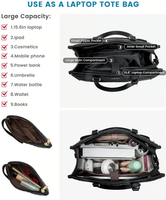 🔥Vente chaude 50% de réduction🔥Sac fourre-tout 3 en 1 pour femme🎁Portefeuille assorti gratuit⏰