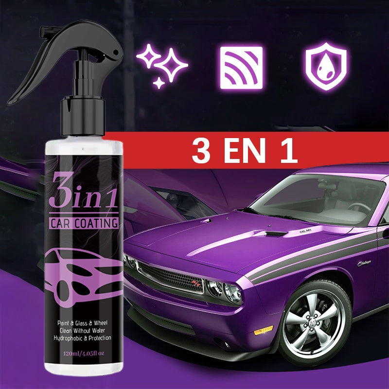 đ„Spray de revĂȘtement automobile durable 3 en 1 Ă haute protection