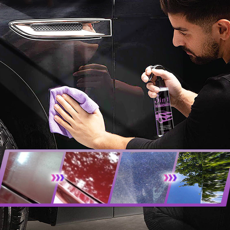 đ„Spray de revĂȘtement automobile durable 3 en 1 Ă haute protection