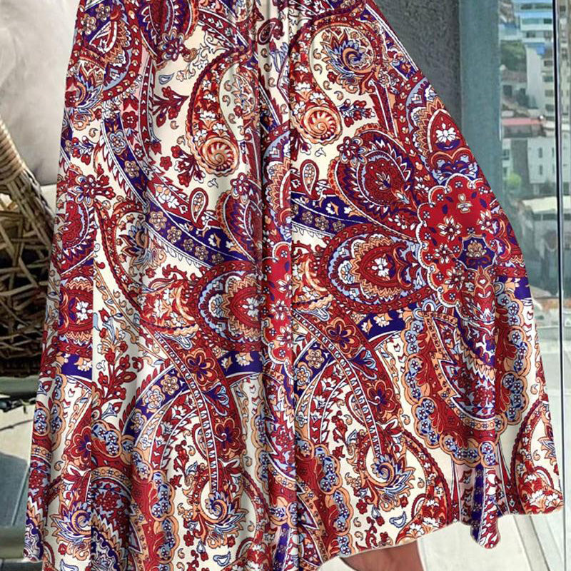 đ„Vente Ă chaud 49% de rĂ©ductionđ„đJupe DĂ©contractĂ©es Ă Taille Haute avec ImprimĂ© Floral Ă la Mode pour Femmes