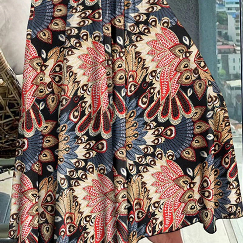 đ„Vente Ă chaud 49% de rĂ©ductionđ„đJupe DĂ©contractĂ©es Ă Taille Haute avec ImprimĂ© Floral Ă la Mode pour Femmes