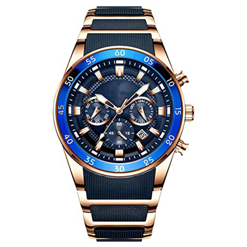 ⌚Remise de 52% de la valeur🔥Montre à quartz multifonctionnelle étanche pour hommes