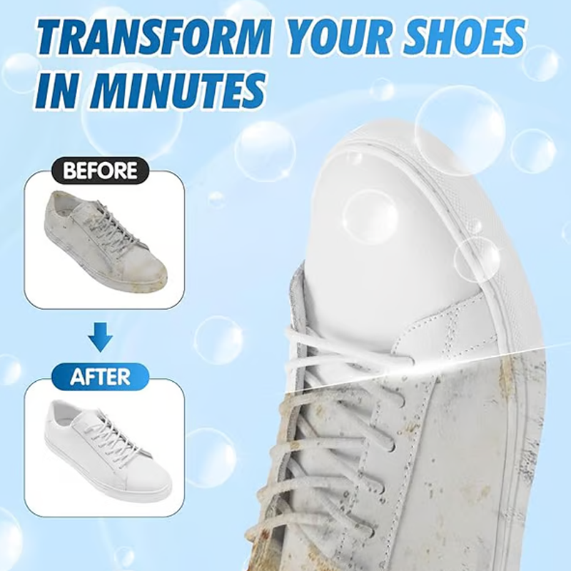 🌊👟Nettoyant moussant universel portable sans rinçage pour chaussures