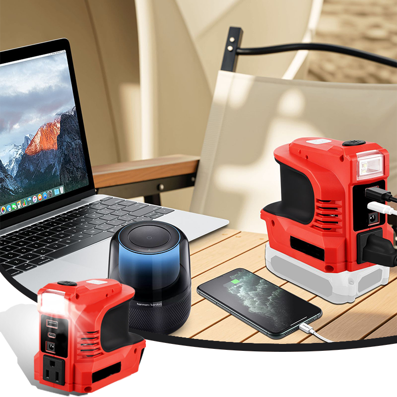 🔌【Banque d'énergie intelligente】Mini convertisseur DC/AC - 300W powerbank portable ! ⚡ Convient pour les voitures, les camping-cars, l'utilisation en extérieur et les maisons d'été