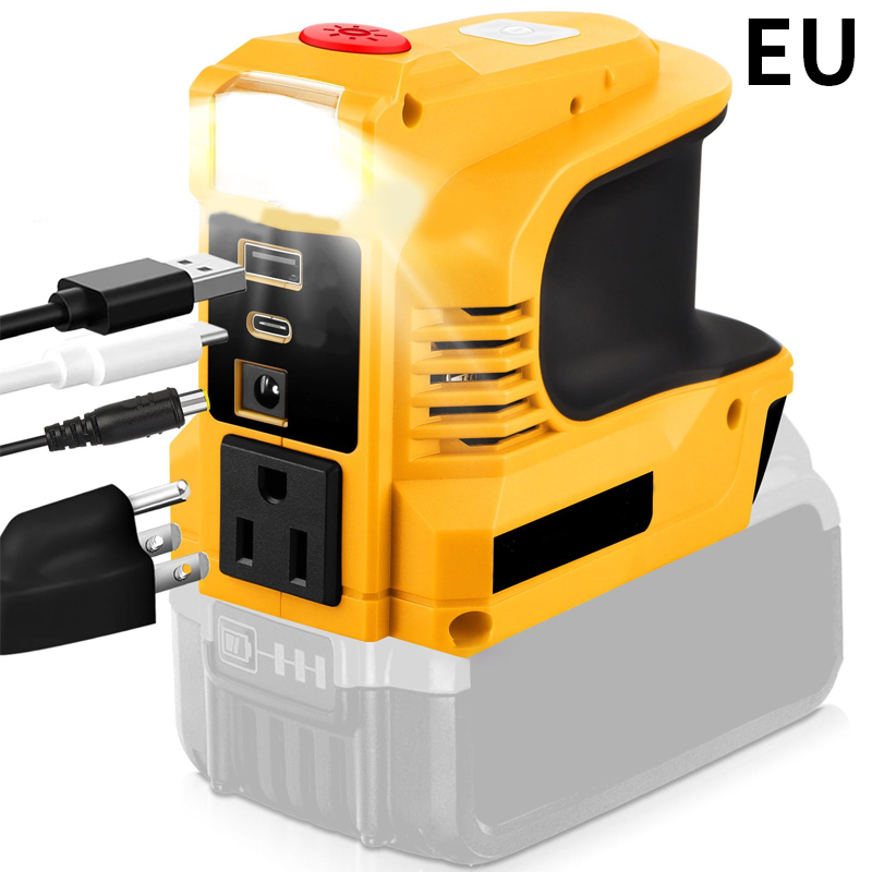 🔌【Banque d'énergie intelligente】Mini convertisseur DC/AC - 300W powerbank portable ! ⚡ Convient pour les voitures, les camping-cars, l'utilisation en extérieur et les maisons d'été