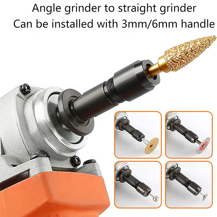 💰 -50 % dès maintenant ! 💪 ⚙️ Accessoires de conversion pour meuleuse d'angle – Performance et précision