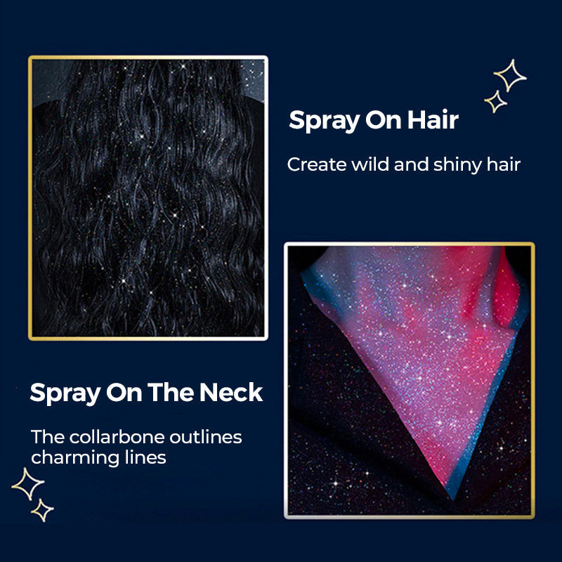 🔥SOLDES🔥Spray pailleté brillant longue durée pour le corps
