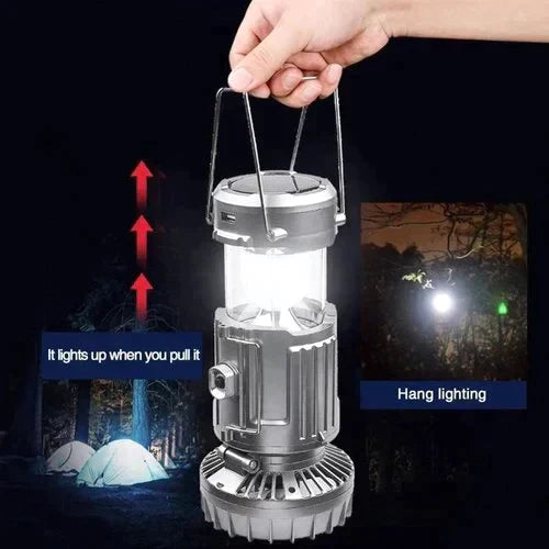 💡💡🎁Vente chaude 50% de réduction🎁🔥Lanterne de camping LED portable avec ventilateur