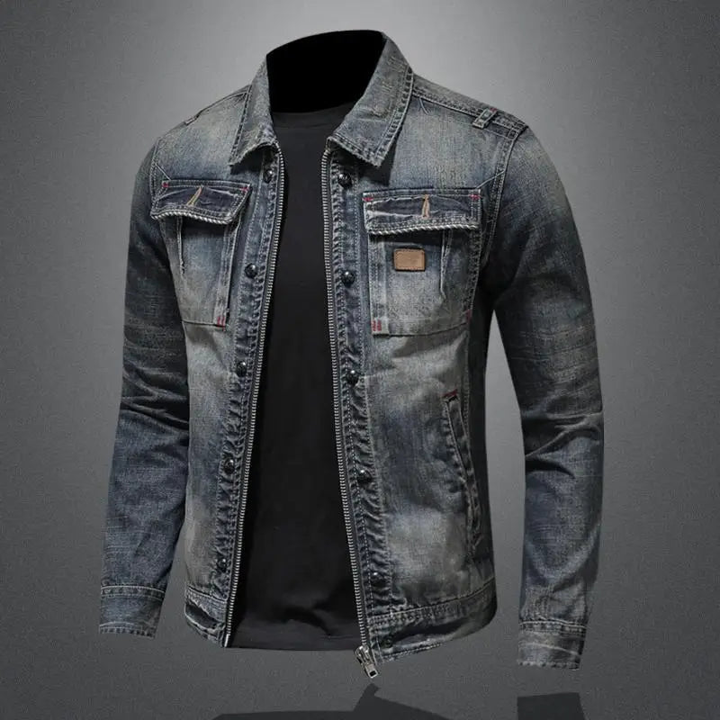 Veste en jean pour hommes Pyery