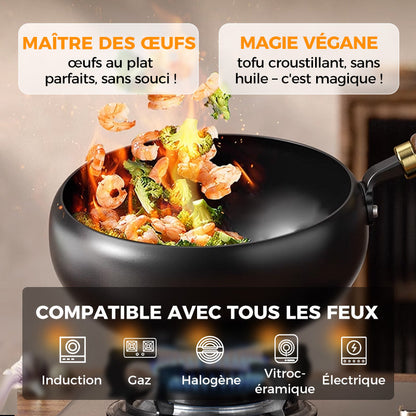 🔥 🔥 Assurance qualité + Poêle en fer épais à revêtement non toxique 🎁Demi-tarif pour une durée limitée !