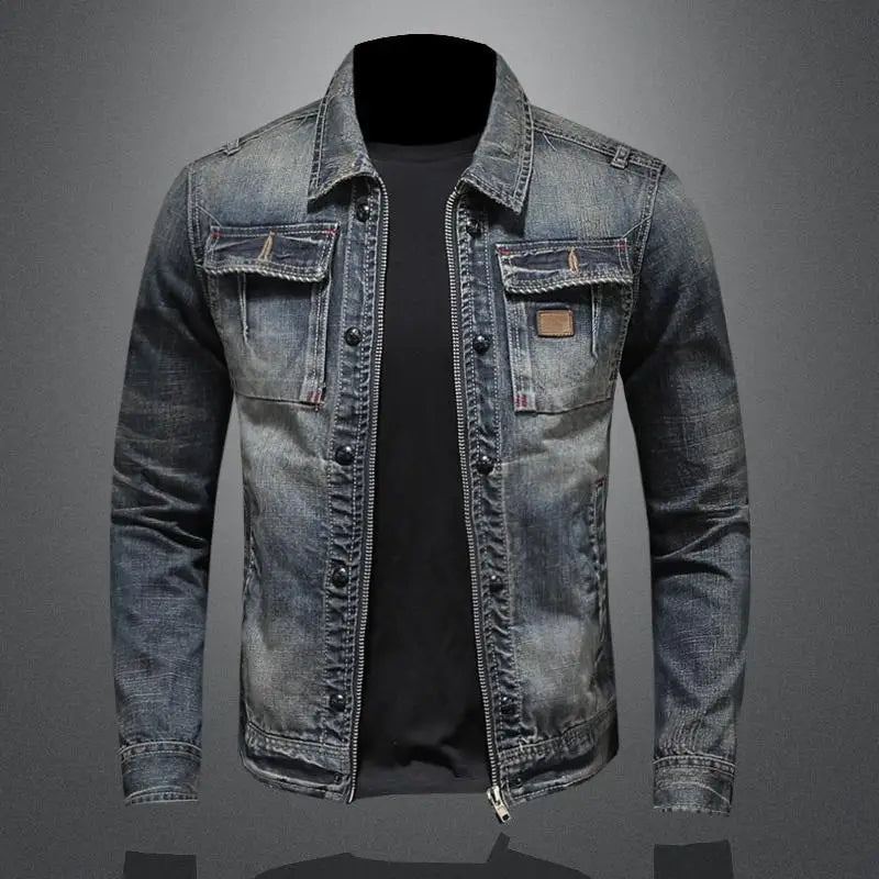 Veste en jean pour hommes Pyery