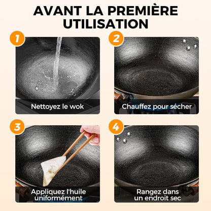 🔥 🔥 Assurance qualité + Poêle en fer épais à revêtement non toxique 🎁Demi-tarif pour une durée limitée !