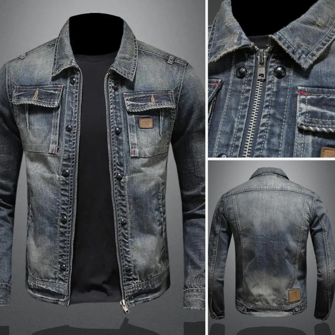 Veste en jean pour hommes Pyery