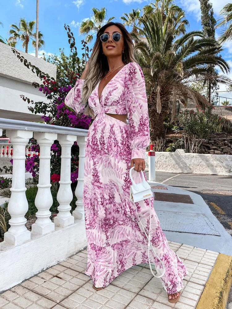 Robe femme 2024 Manches longues et décolleté