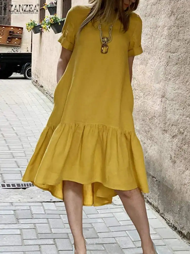 ZANZEA Casual Dress 2024