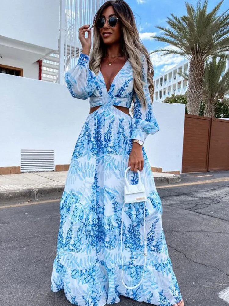 Robe femme 2024 Manches longues et décolleté