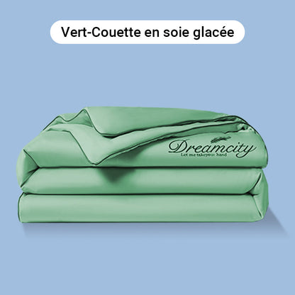 【Vente directe d'usine】❄️Parure de lit quatre pièces en velours de haute qualité💕Confortable et rafraîchissant