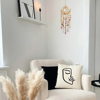 ⏰Dernier jour de vente !!⌛✨ Attrape-soleil en cristal, décoration intérieure et extérieure pour fenêtre, chambre, cour, jardin☪️