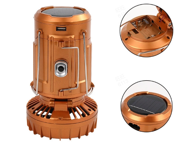 💡💡🎁Vente chaude 50% de réduction🎁🔥Lanterne de camping LED portable avec ventilateur