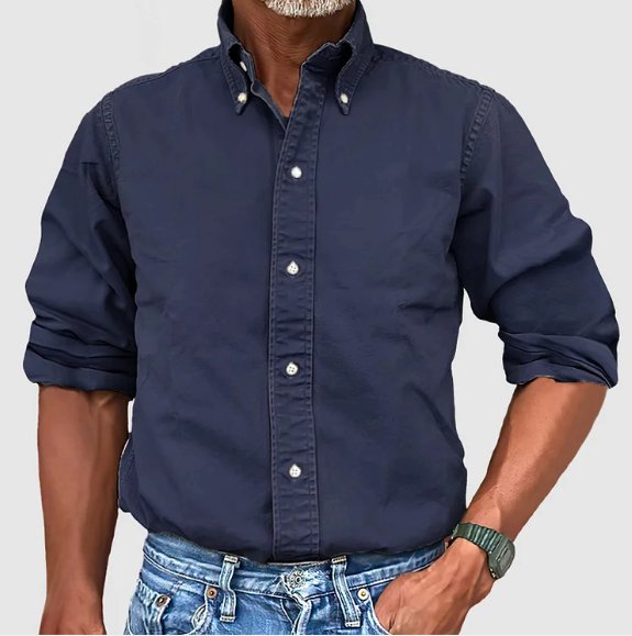 Chemise classique en tissu de première qualité