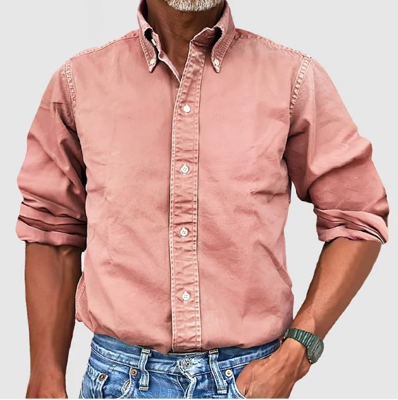 Chemise classique en tissu de première qualité
