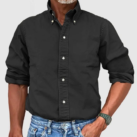 Chemise classique en tissu de première qualité