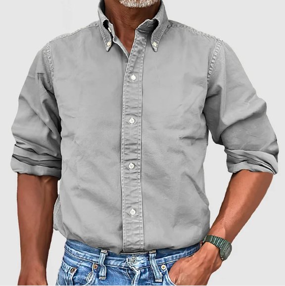 Chemise classique en tissu de première qualité