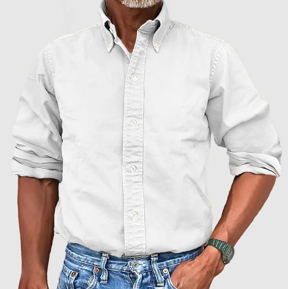 Chemise classique en tissu de première qualité
