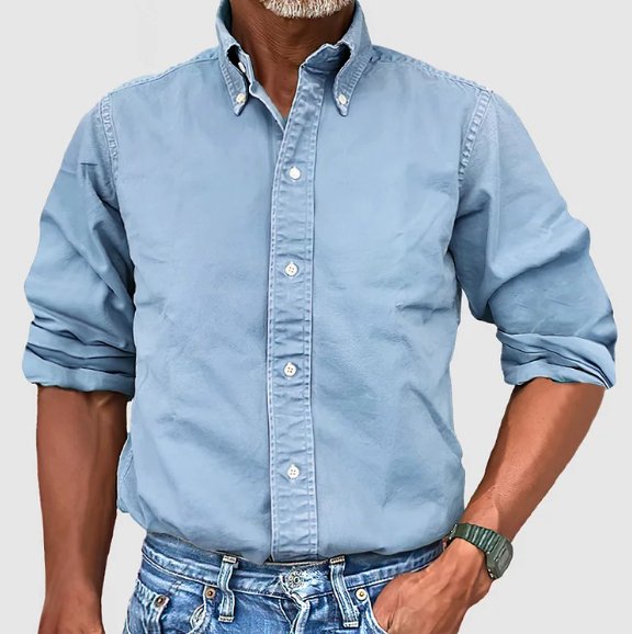 Chemise classique en tissu de première qualité