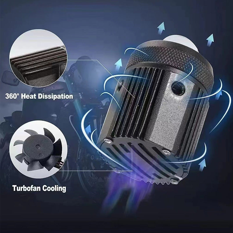 Phare Puissant à LED pour Motocyclette