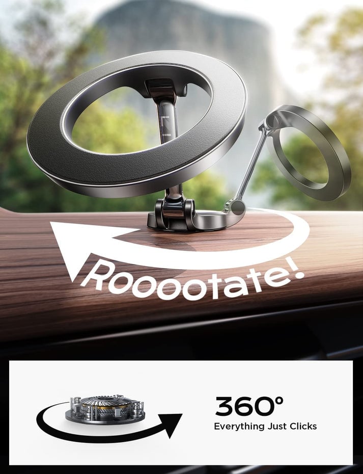 🔥Achetez-en 3 et obtenez-en 2 gratuitement🔥Support de téléphone magnétique à rotation de 360 degrés