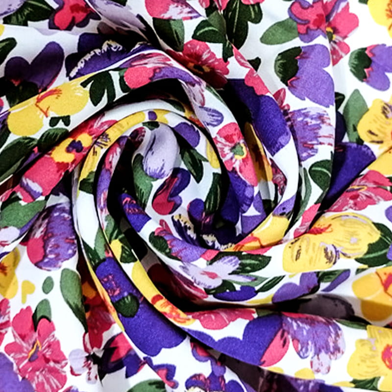 Robe à encolure en V avec ourlet floral irrégulier et fronceur de taille