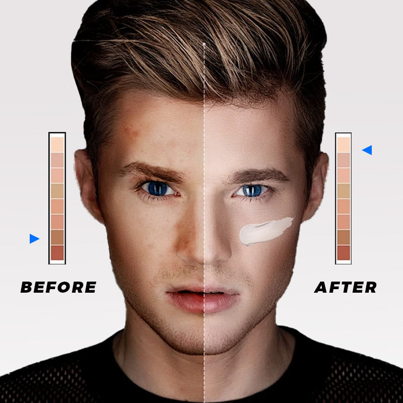 Maquillage en crème pour hommes pour éclaircir, hydrater et couvrir les imperfections