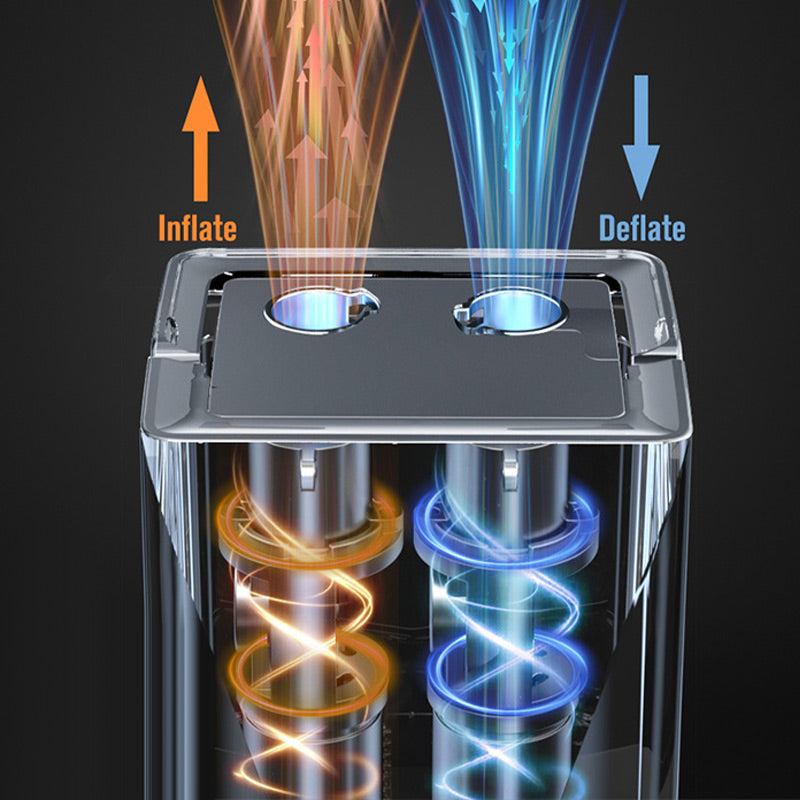 Démarreur multifonctionnel avec pompe à air et soufflerie