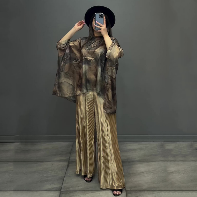 Ensemble 2 pièces Flowy Loose pour femmes