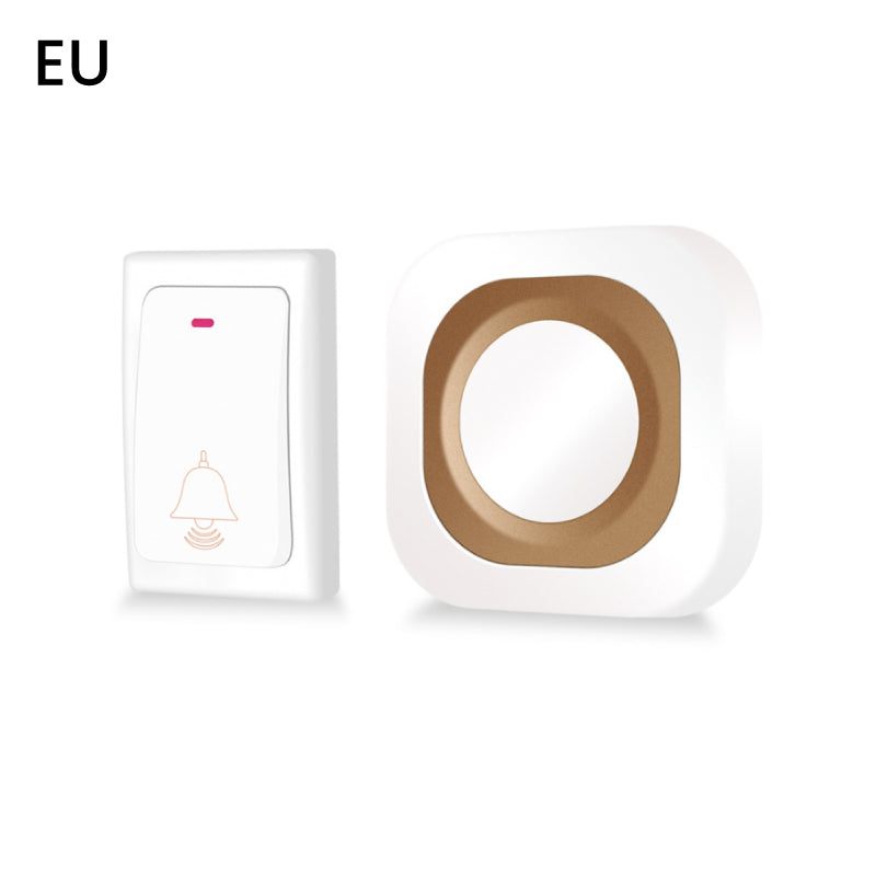 Sonnette de porte sans fil auto-alimentée et télécommandée pour la maison