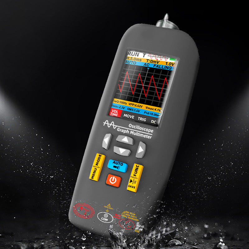 Multimètre Graphique Portable 3-en-1 - Oscilloscope, Inspecteur et Lampe de Poche