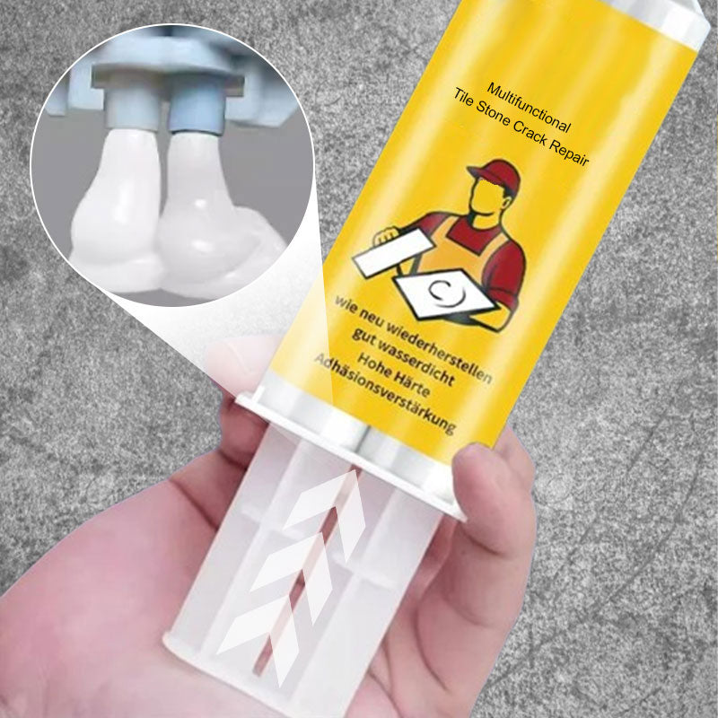 Kit de Réparation Multifonctionnel pour Fissures dans les Carreaux et la Pierre