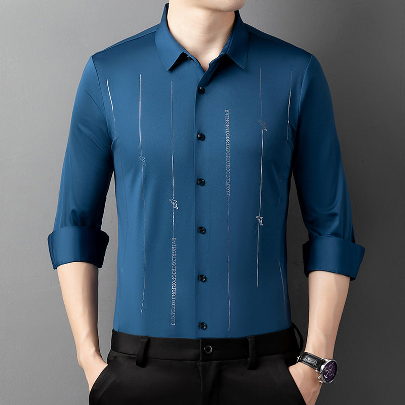 🔥Meilleures ventes🔥Chemise luxueuse à manches longues pour hommes