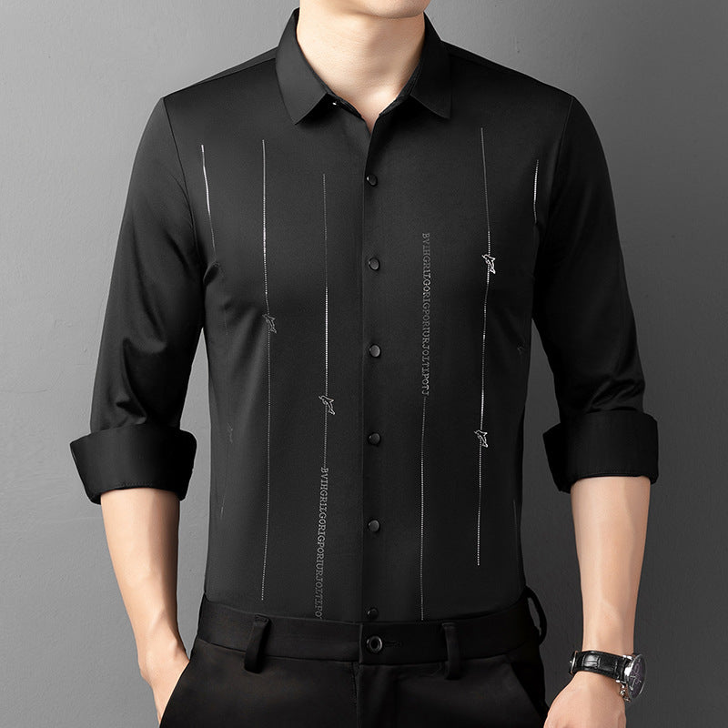 🔥Meilleures ventes🔥Chemise luxueuse à manches longues pour hommes