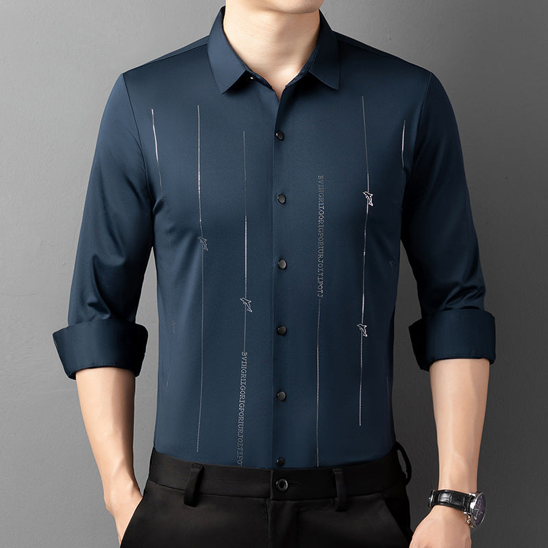 🔥Meilleures ventes🔥Chemise luxueuse à manches longues pour hommes