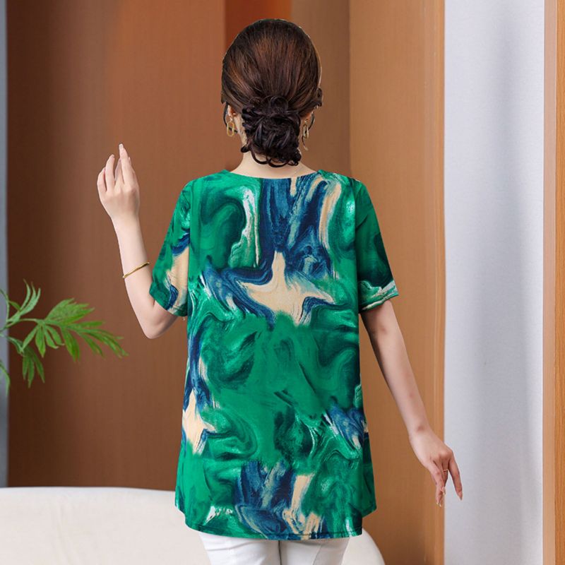 Top imprimé taille plus pour femmes