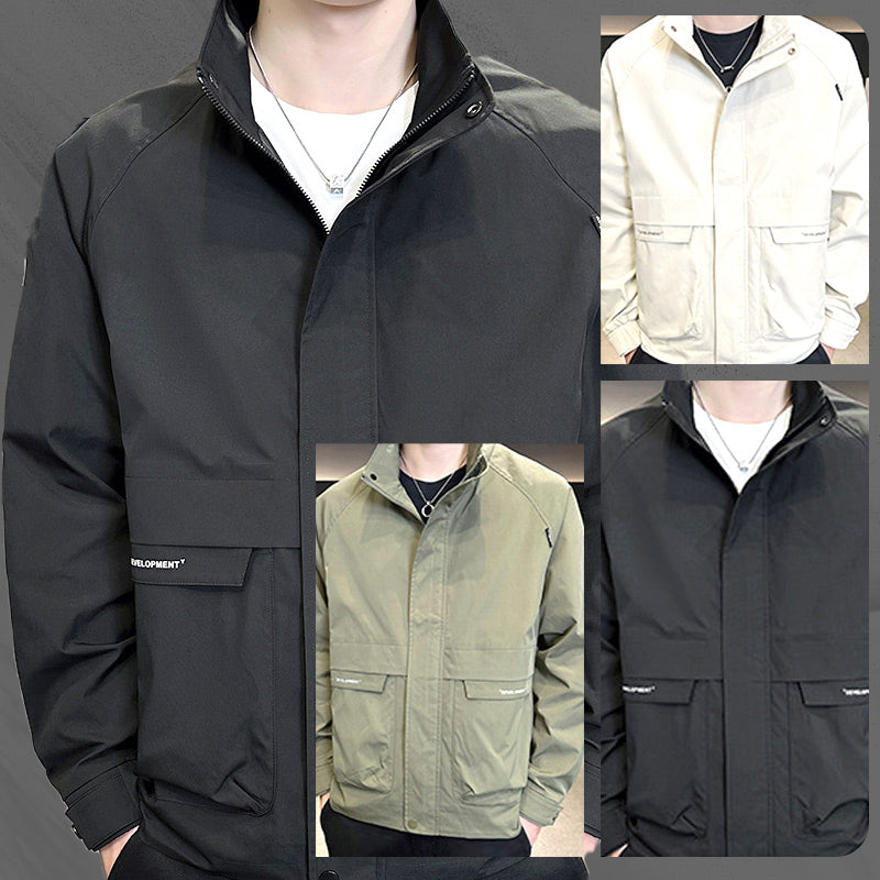 Veste zippée élégante avec poches pour hommes