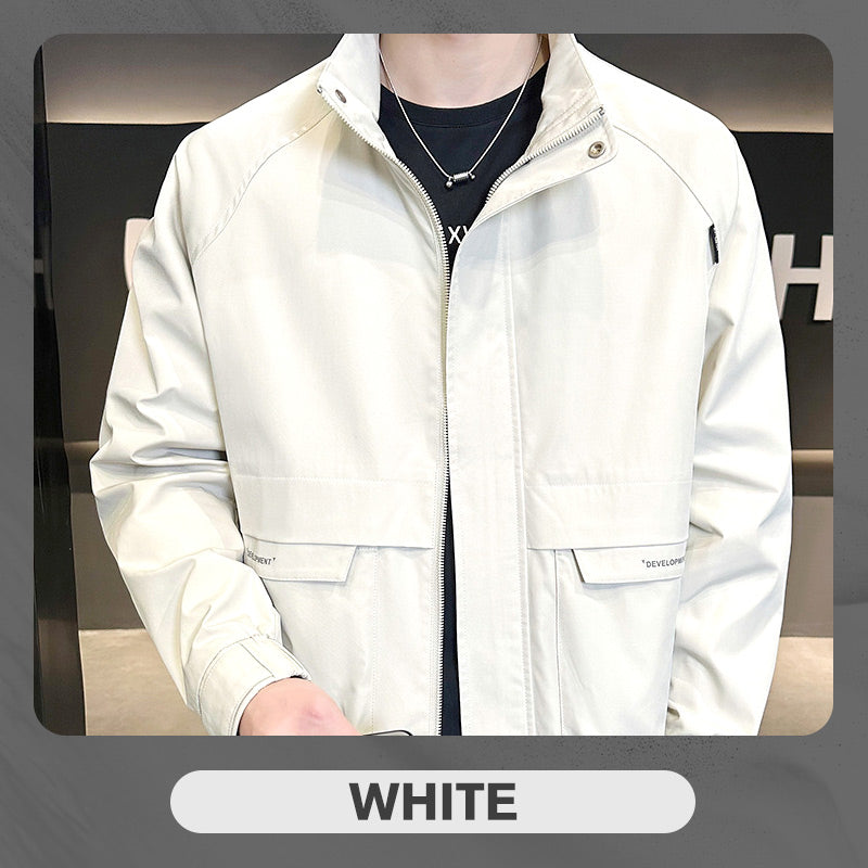 Veste zippée élégante avec poches pour hommes